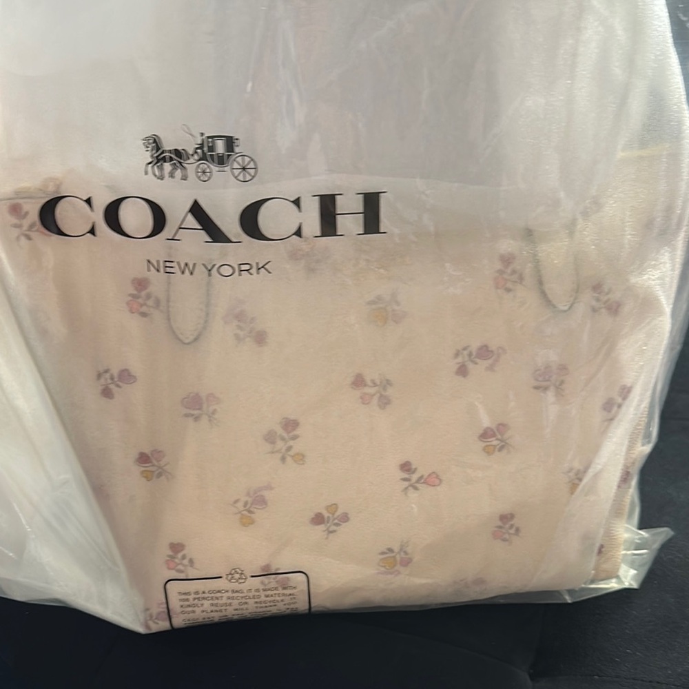 Coach Floral Tote Bag